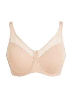 Nina Non-Padded Underwired Minimizer Bra - Beige