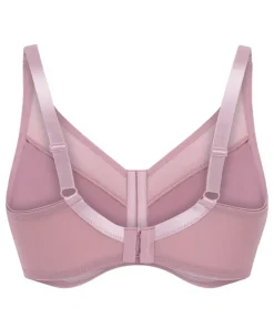 Nina Non-Padded Underwired Minimizer Bra - Pink