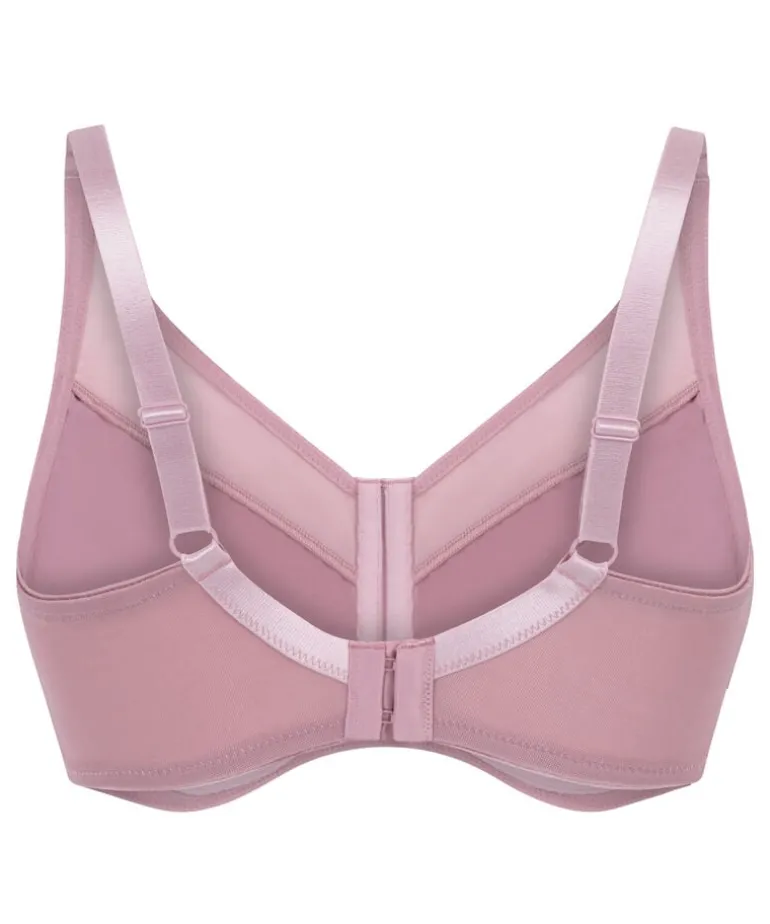 Nina Non-Padded Underwired Minimizer Bra - Pink