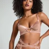 Nisha Non-Padded Underwired Longline Bra - Beige