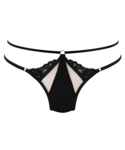 Nisha Open Crotch Brazilian - Black