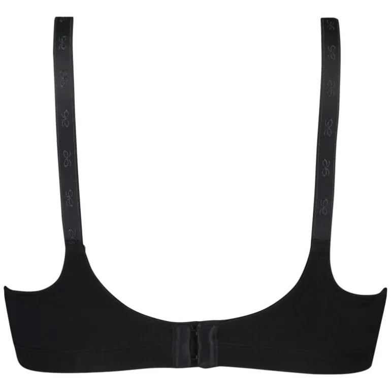 Non-Padded Non-Underwired Bra - Black