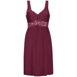 Nora Lace Slip Dress - Purple