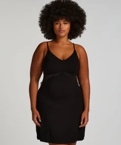 Nova Jersey Slip Dress - Black