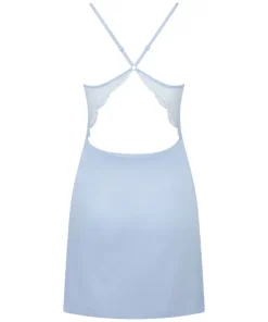 Nova Jersey Slip Dress - Blue
