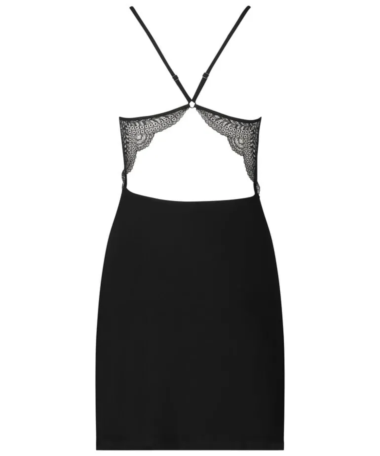 Nova Jersey Slip Dress - Black