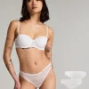 2-pack Angie Thongs - White