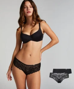 2-pack of Angie Brazilian knickers - Black