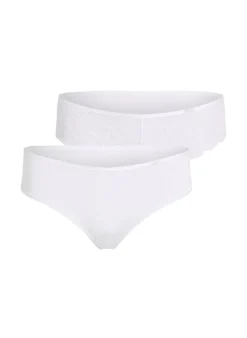 2-pack of Angie Brazilian knickers - White