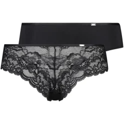 2-pack of Angie Brazilian knickers - Black
