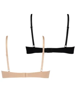 2-Pack Padded Underwired Bra - Beige