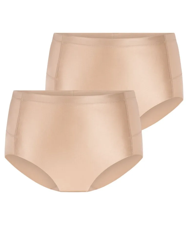2-Pack Smoothing shaping brief - Beige