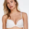 Padded Underwired Maximizer Bra Plunge - White