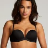 Padded Underwired Strapless Maximizer Bra - Black