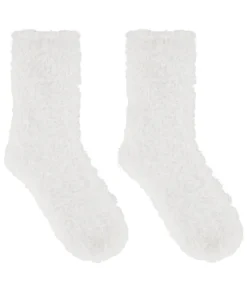 1 pair of knitted socks - White