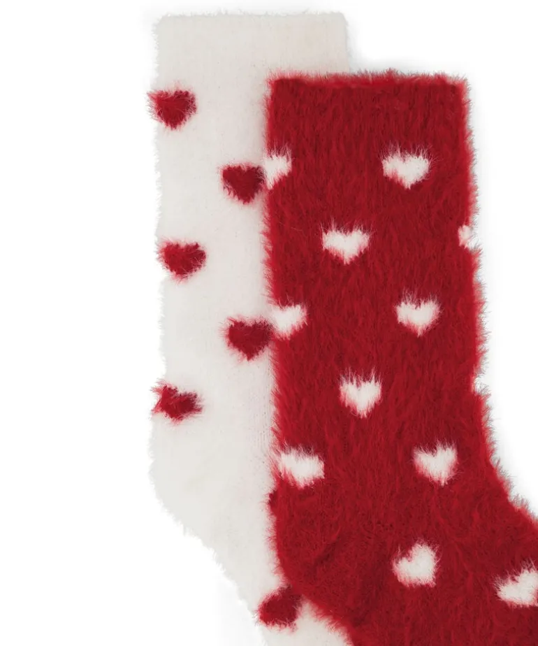 2 pairs of socks Cosy - White