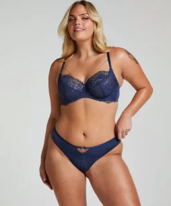 Pearlene Non-Padded Underwired Bra - Blue
