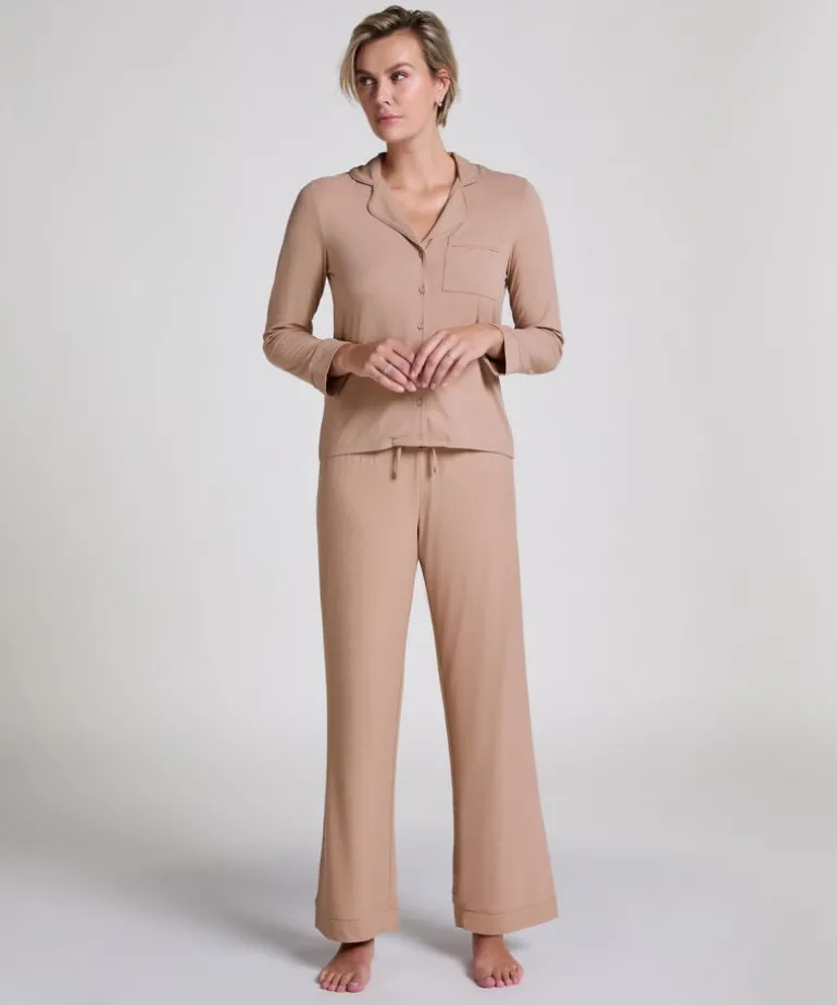 Petite Pant Rib Essential - Beige