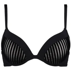 Pia Padded Underwired Push-Up Bra - Black