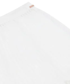 Plisse Lace Shorts - White
