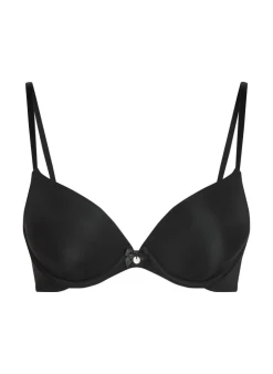 Plunge Padded Underwired Bra - Black