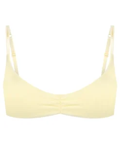Pointelle Bralette - Yellow