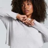 Pointelle Long-Sleeved Pyjama Top - Beige