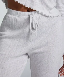 Pointelle Pyjama Pants - Beige