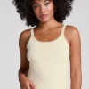 Pointelle Singlet - Yellow