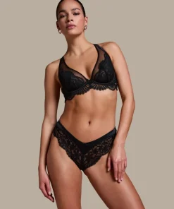 Poppy Non-padded Underwired Bra - Black