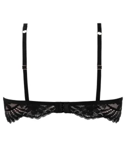 Poppy Padded Underwired Bra - Black