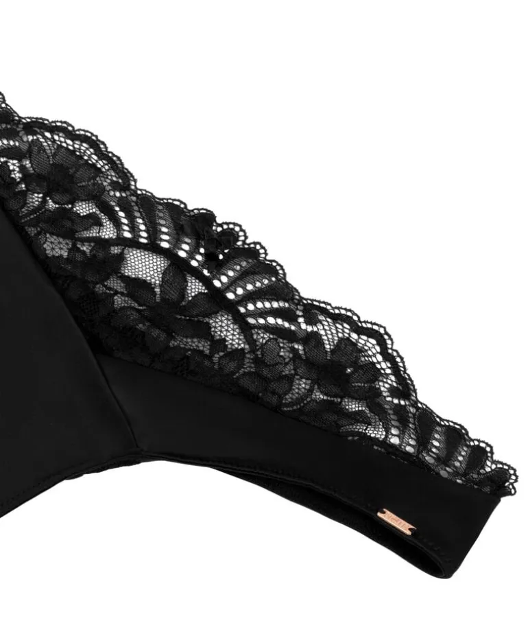 Poppy thong - Black