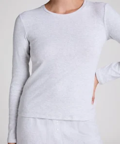 Pyjama top Pointelle - Gray