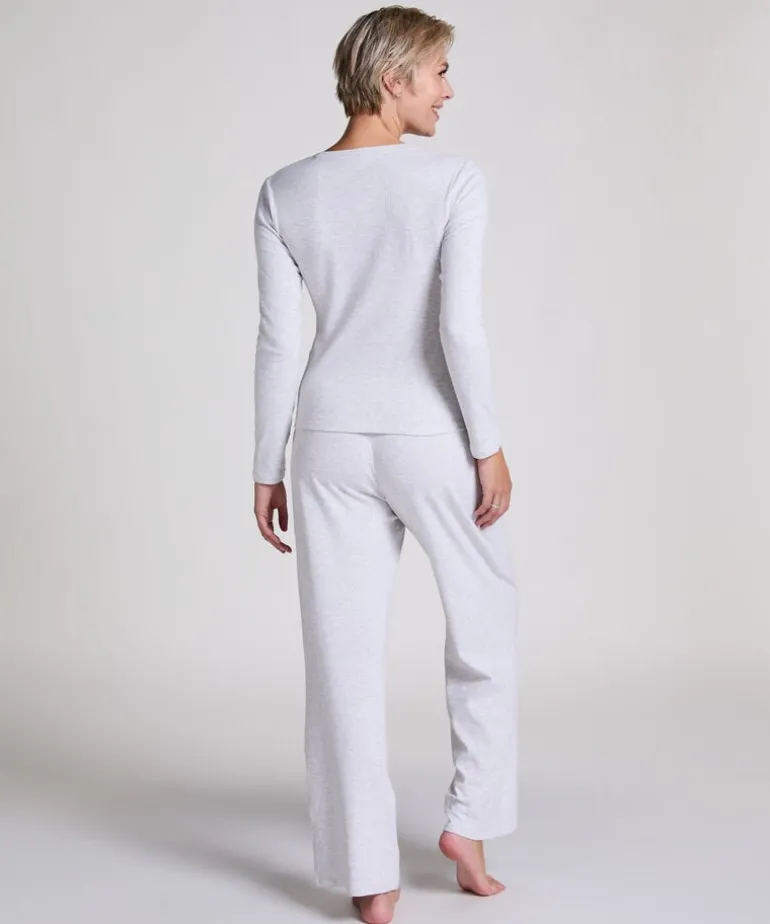 Pyjama top Pointelle - Gray