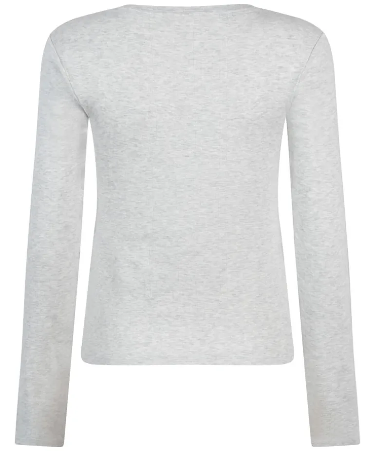 Pyjama top Pointelle - Gray