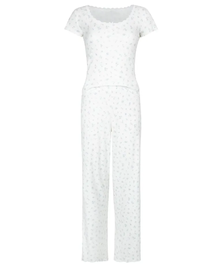 Pyjamaset Rib - Blue