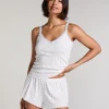 Pyjamaset Rib - Pink