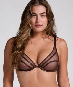 Rianne Non-Padded Underwired Bra - Brown