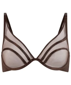 Rianne Non-Padded Underwired Bra - Brown