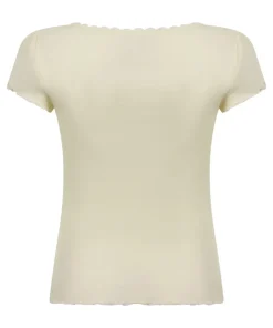 Rib Jersey Top - Yellow