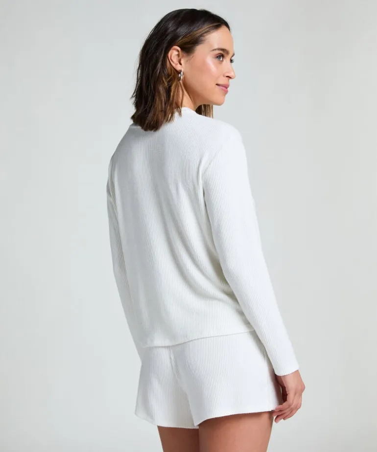 Rib Shorts - White