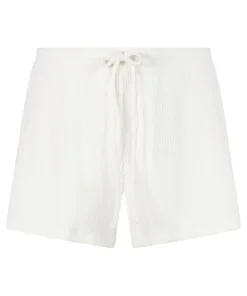 Rib Shorts - White