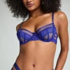 Sable Non-Padded Underwired Bra - Blue