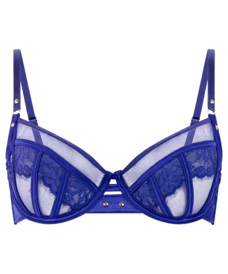 Sable Non-Padded Underwired Bra - Blue