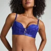 Sable Padded Underwired Push-up Bra - Blue