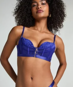 Sable Padded Underwired Push-up Bra - Blue