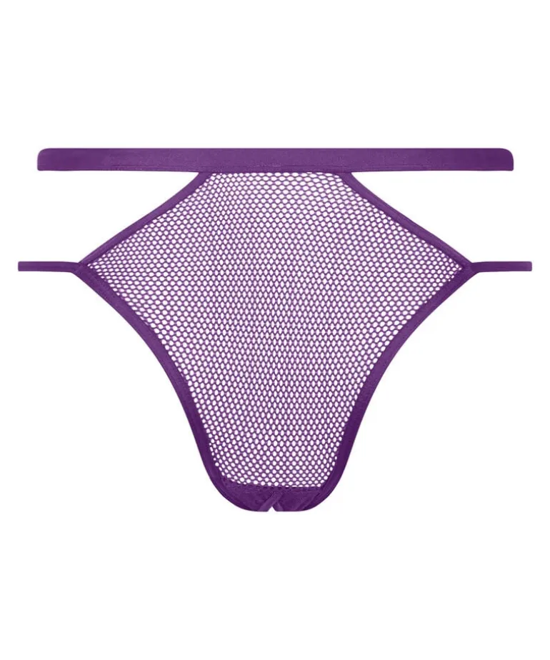 Sadie Brazilian with open crotch - Purple
