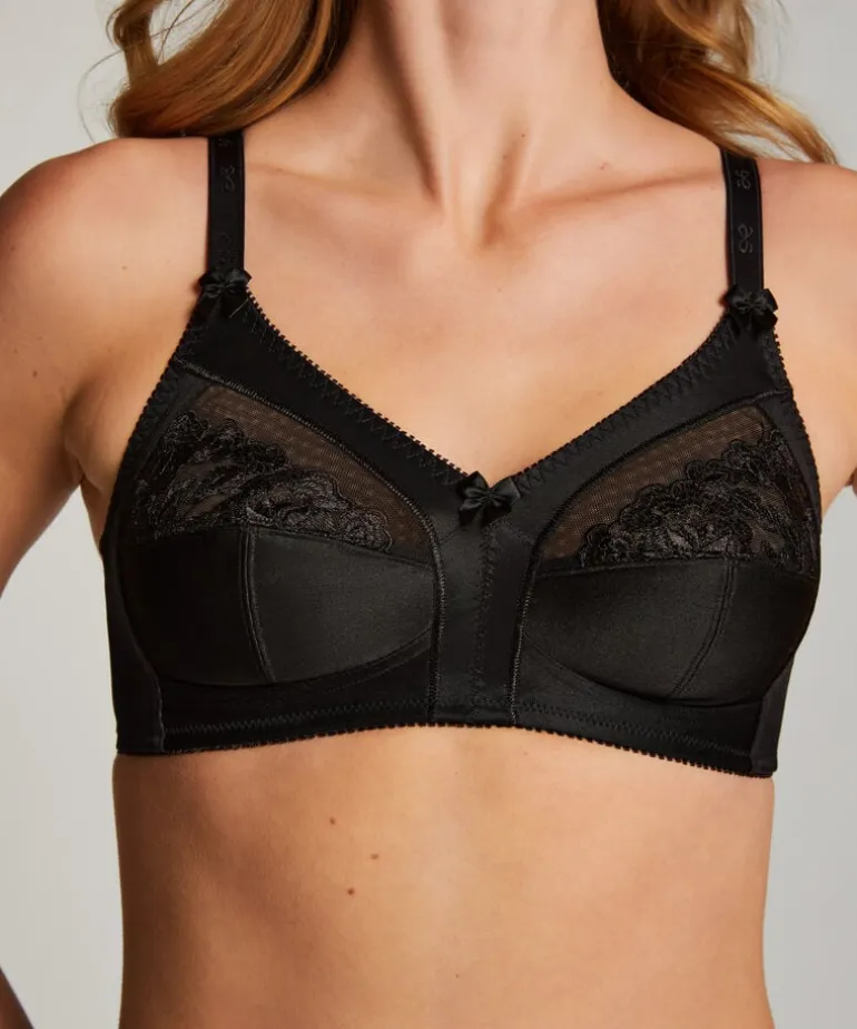 Sara Non-padded Non-underwired Bra - Black