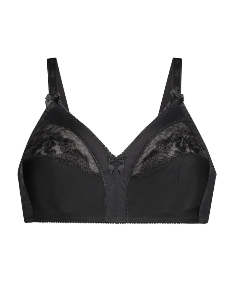 Sara Non-padded Non-underwired Bra - Black