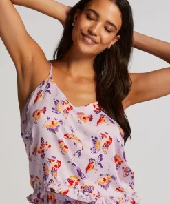Satin Cami Top - Purple